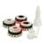 W006086  Kemppi 0.8 - 0.9mm Standard GT04 Drive Roll Kit for Stainless, MXP 37