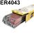 P180416R120  ESAB OK Tigrod 4043 Aluminium TIG Wire, AWS A5.10 R4043. 2.5Kg Pack