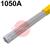 JIT-01  SIF Sifalumin No.14 1050A Aluminium Tig Wire, 1000mm Cut Lengths - EN ISO 18273 S AL 1070 (AL99.7). 2.5kg Pack