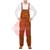WEL44-7440-7648-M  Weldas Lava Brown Weld Trousers Bib/Brace Style - Medium