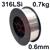 BINZELDIFF  SIF SIFMIG 316LSi 0.6mm Diameter 0.7KG Spool