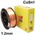 FURICK-CERAMIC-CUPS  Sifmig 985 98.5% copper wire 1.2 mm Dia 4.0 kg Spl, ISO 24373 Cu 1898 (CuSn1), BS: 2901 C7