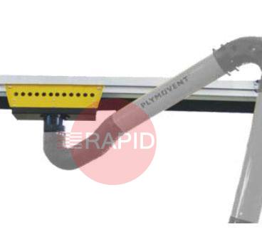 0000101182  Plymovent ERC-5.8 Extraction Rail 5.8m for KUA or EA Extraction Arm
