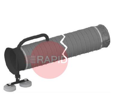 0000101239  Plymovent SLE-30 3m Extension Hose Ø160mm with Nozzle, Connects to KUA, FlexMax, LM-2, EA or UK Arms