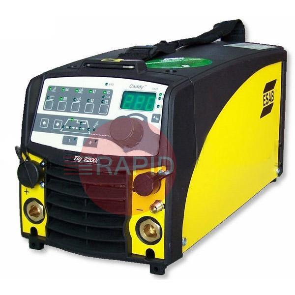 0460450883  ESAB Caddy Tig 2200i TA34 Package, with 4m Tig Torch and 3m MMA Cable Set, 230v