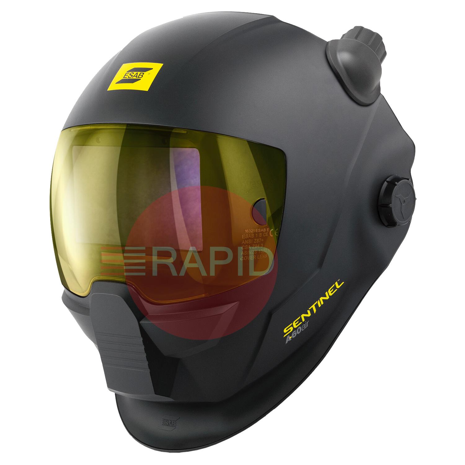 0700600861  ESAB Sentinel A60 Air Weld & Grind Helmet w/ Shade 5-13 Auto Darkening Filter