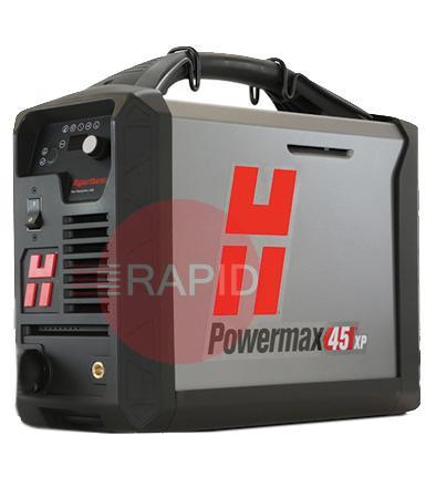 088109  Hypertherm Powermax 45 XP  CE/CCC Power Supply with CPC Port and Serial Interface Port, 400v 3ph