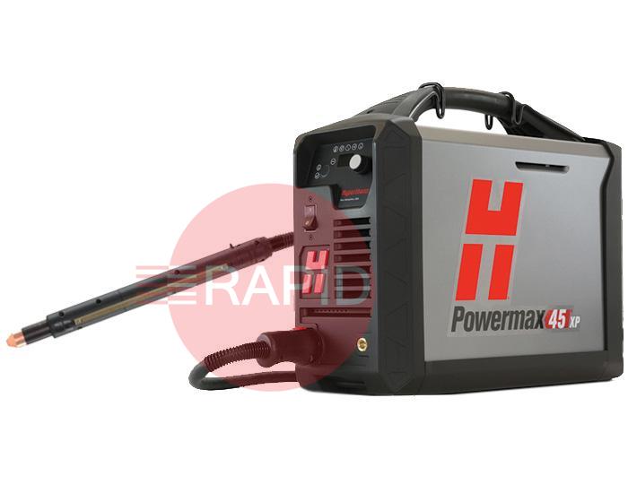 088135  Hypertherm Powermax 45 XP CE/CCC Machine System with 10.7m (35ft) Torch, 230v 1ph
