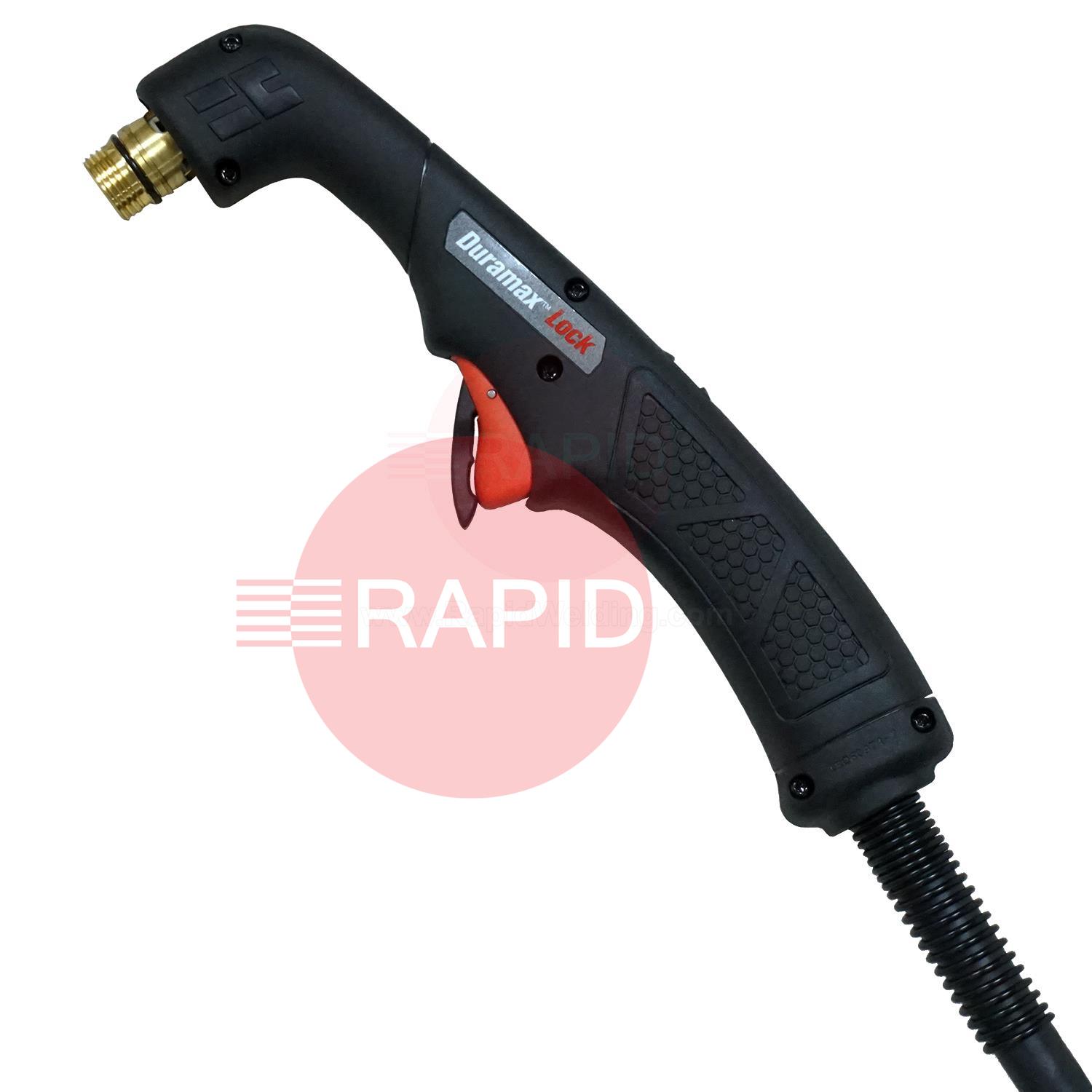 088164  Hypertherm 6.1m (20ft) Duramax Lock 75° Plasma Hand Torch without Consumables, for Powermax 45 XP