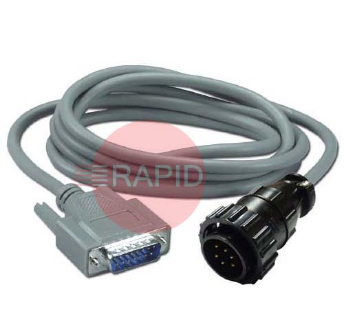 123896  Hypertherm CNC Interface Cable 15m (for use with automation equipment that requires divided arc voltage. D-Sub connector)