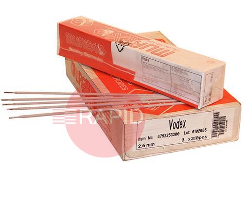 130380X  Murex Vodex Mild Steel Electrodes, E6013
