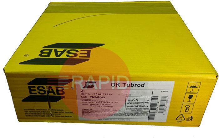 1401127630  ESAB OK Tubrod 14.01 1.2mm Self Shielded Flux Cored Wire, 16Kg Carton. E71T15-M21A0-G