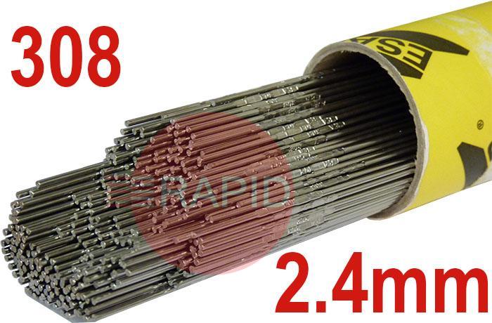 308245  308L Stainless Tig Wire 2.4mm Diameter. 5kg pkt.