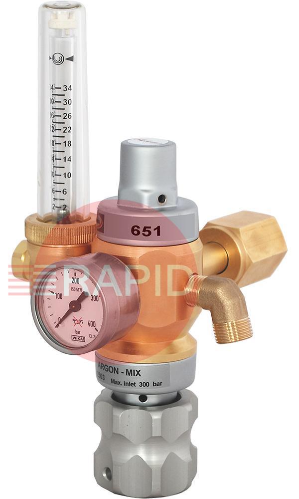 31006XXNVA30  Harris Gas Saving Regulator - Model 651 30lpm Adjustable, Nevoc Inlet
