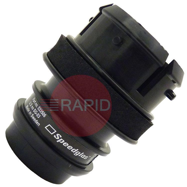 3M-533506  Adaptor for 3M™ Speedglas™ 9000 Welding Shields with New QRS Breathing Tubes