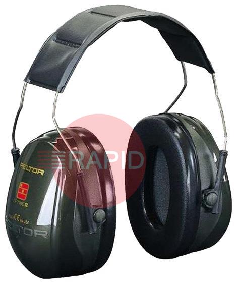 3MH520A407GQ  3M PELTOR Optime II Earmuffs, 31dB - EN 352-1:1993