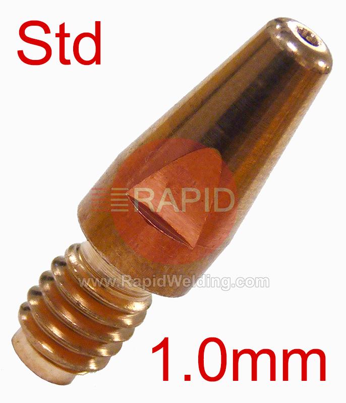 42,0001,4463,10  Fronius - Contact tip 1.0mm / M6 / 8mm x 24mm (Pack Of 10)