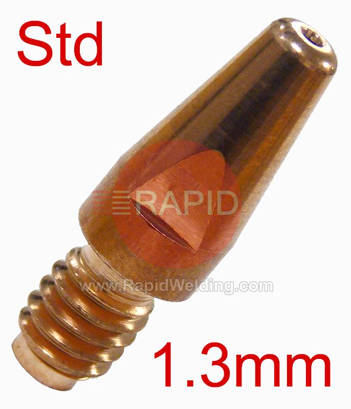 42,0001,6484,10  Fronius - Contact tip 1.3mm / M8 x 1.5 / 10mm x 32mm (Pack Of 10)
