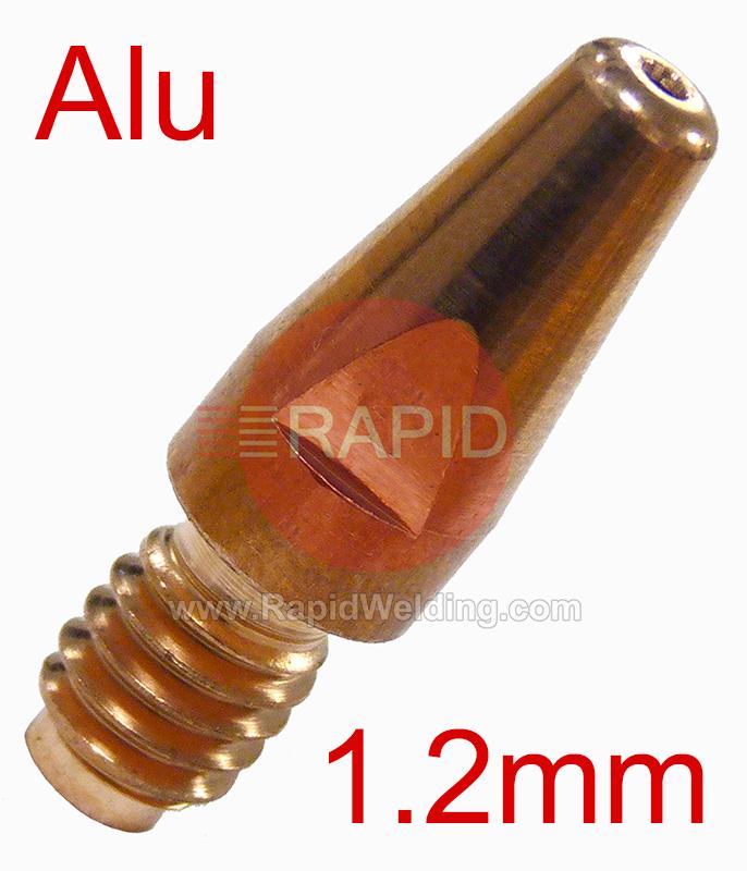 42,0001,6528,10  Fronius - Contact tip 1.2mm / M6 / 8mm x 24mm / Aluminum (Pack Of 10)