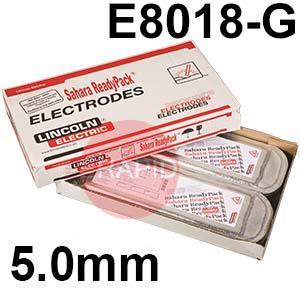 519204  Lincoln Electric Kryo 1P SRP Low Hydrogen Electrodes 5.0mm Diameter x 450mm Long. 19.2kg Carton (8 x 2.4kg 22 Rod Packs). E8018-G-H4R