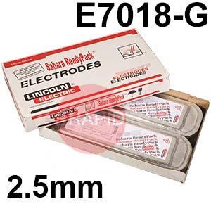 524383  Lincoln Electric Kryo 1 SRP Low Hydrogen Electrodes 2.5mm Diameter x 350mm Long. 13.0kg Carton (10 x 1.3kg 70 Rod Packs). E7018-G-H4R