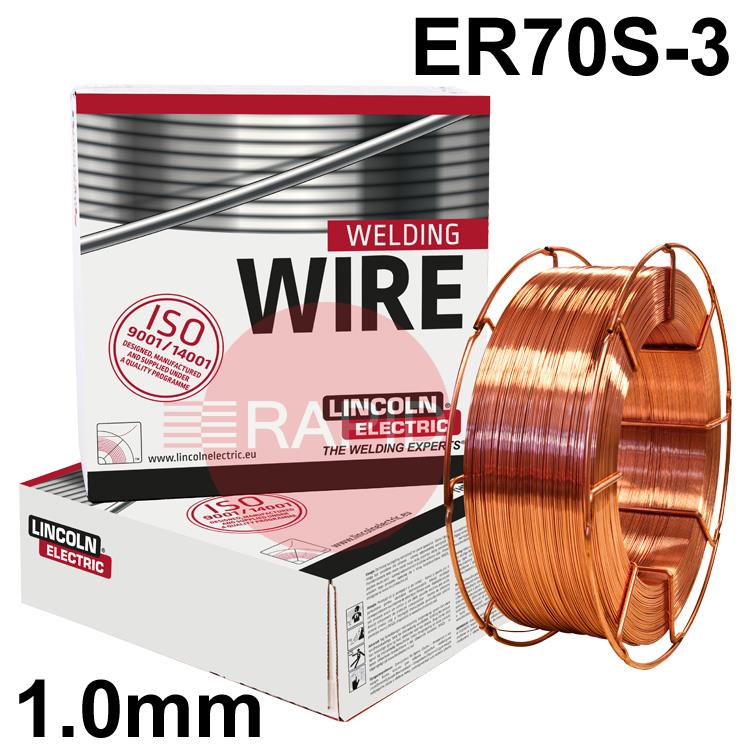 690033  Lincoln Electric LNM 25, 1.0mm MIG Wire, 16Kg Reel, ER70S-3