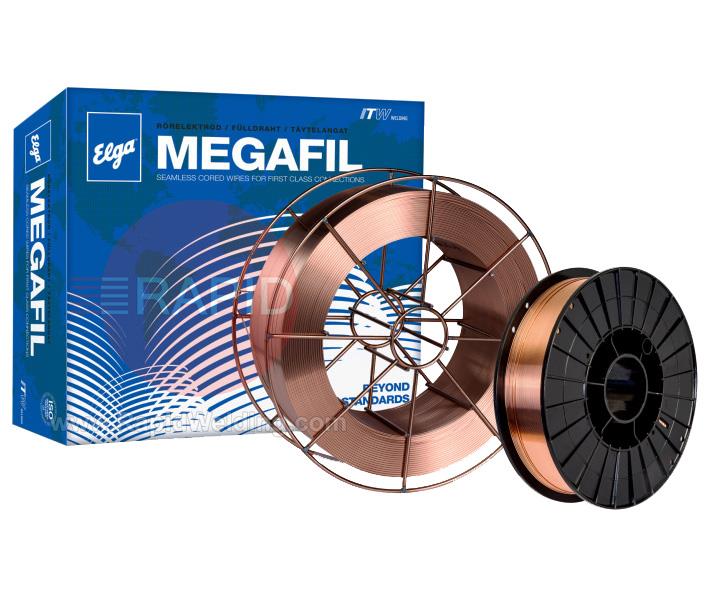 71315E  Elga Megafil 713R Flux Cored Wire BS300, 1.2mm x 16kg Reel - E71T-1M-J H4