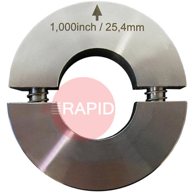 790036201  Stainless Steel Clamping Shell for RPG ONE for Tubes, Tube OD 3.18mm, Clamping Length 10mm
