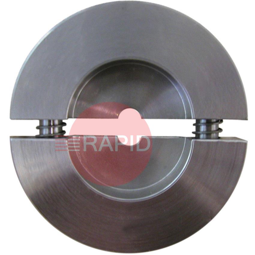 790036302  Orbitalum Stainless Steel Clamping shell for micro fittings, for RPG ONE, Tube OD 9.53mm, Clamping length 4mm