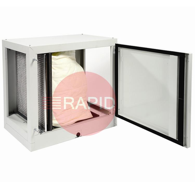 7951560000  Plymovent SFM-75 Stationary Filter Unit with Disposable Bag Filter 7500 m³/h, Right - Left Airflow