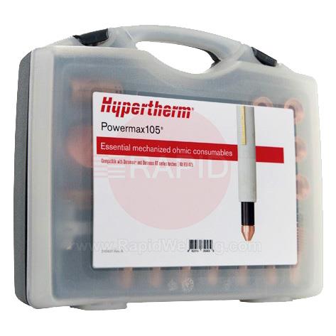 851473  Hypertherm Essential Mechanised Ohmic-Sensed Cutting Consumable Kit, for Powermax 105