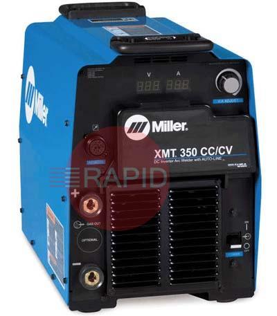 907161012  Miller XMT 350 CC/CV Multiprocess Welder 425A, 230-575V 3ph Autoline
