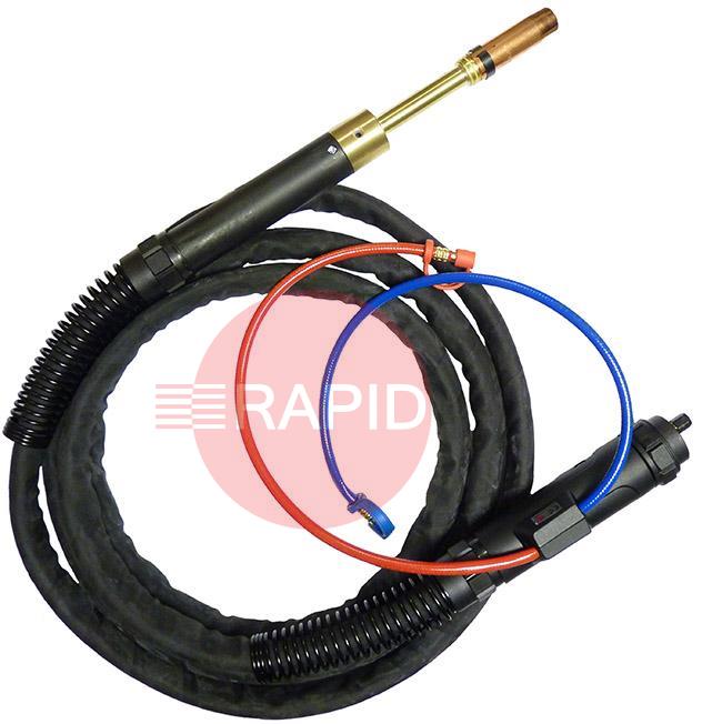 9340038  Binzel MB501 Auto Water Cooled Mig Torch 4m with Euro Connection