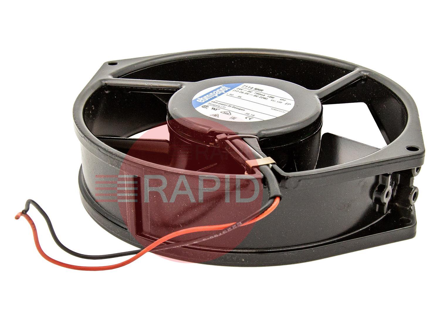 9544214  Kemppi Cooling Fan, 24VDC - 172x150x38