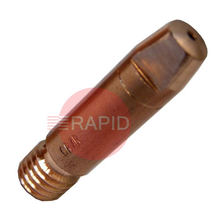 9580123ZR  Contact Tip 1.0mm CUZR - M8 (Heavy Duty)