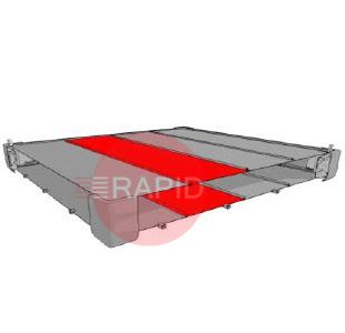 9750401010  Plymovent Roof Panel Set (Extension) 1.0m (1 x 2)