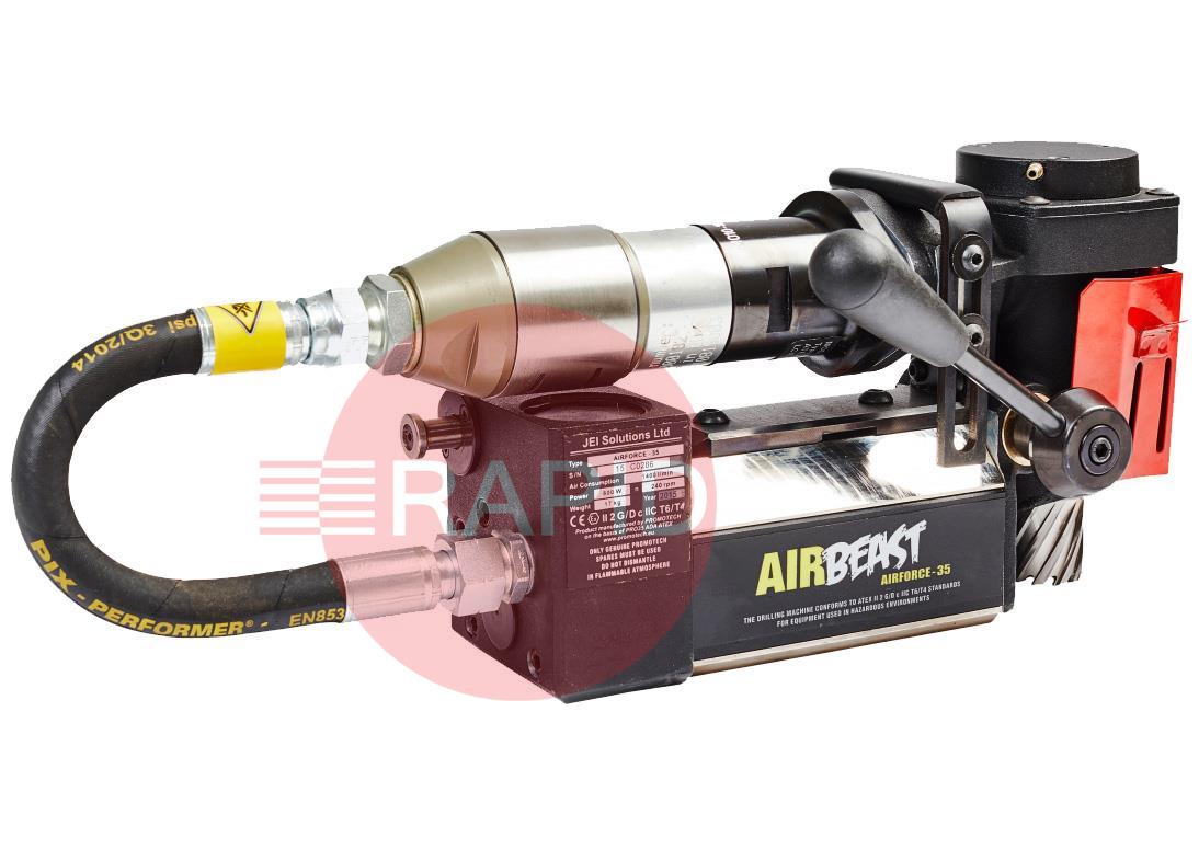 AIR35-ATEX  JEI AirBeast 35A Pneumatic Magnetic Drill - Atex Approved