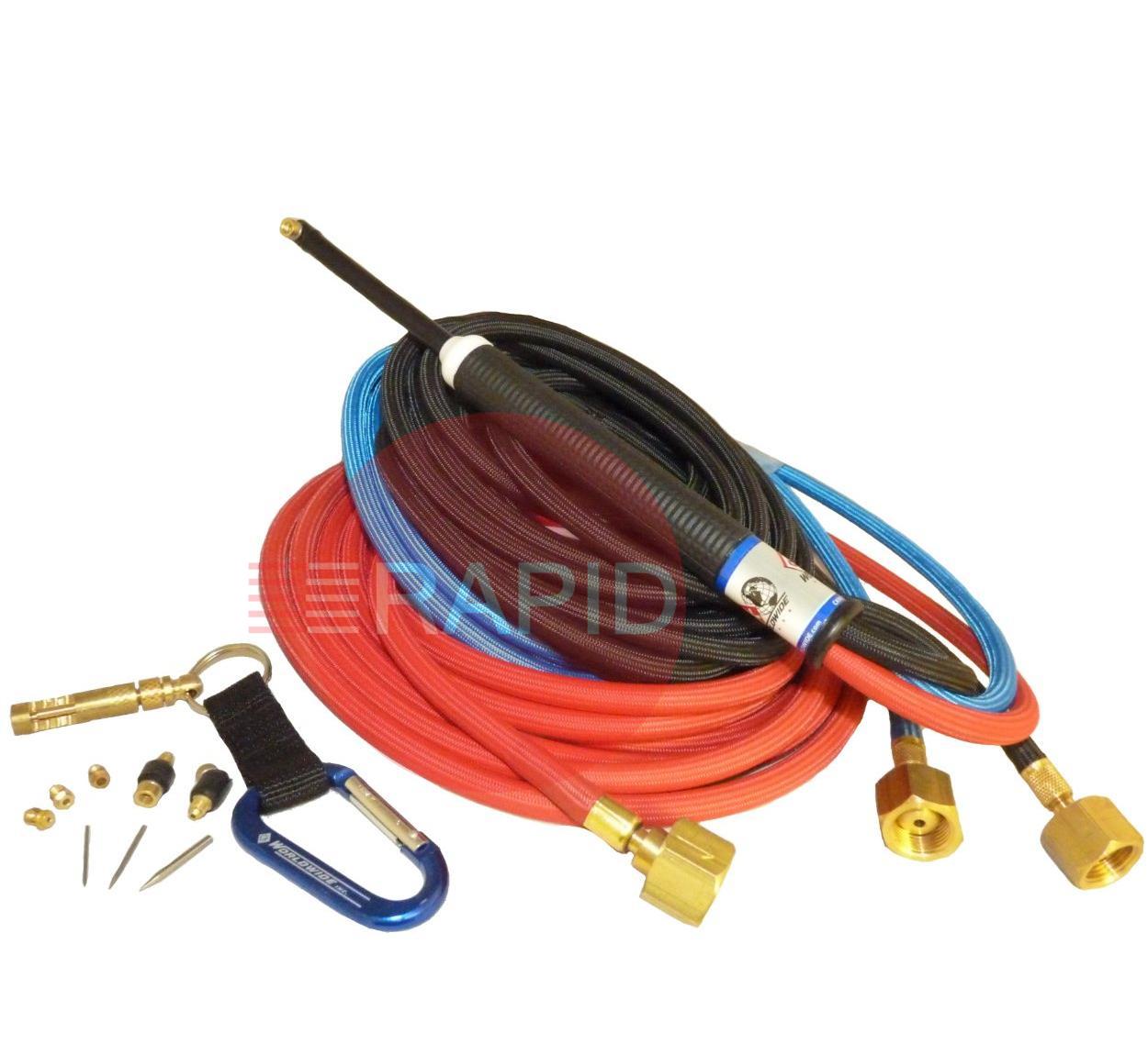 CK-MR1412SF  CK MR140 Water Cooled Micro Torch Package, 140Amp, with 3.8m Superflex Cables, 3/8 BSP