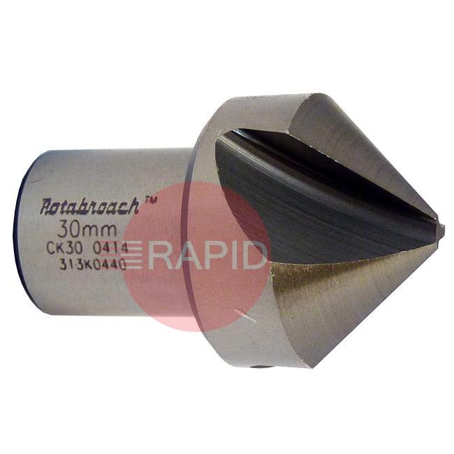 CK30  Rotabroach 90° HSS Countersink, for Holes up to 30mm Diameter