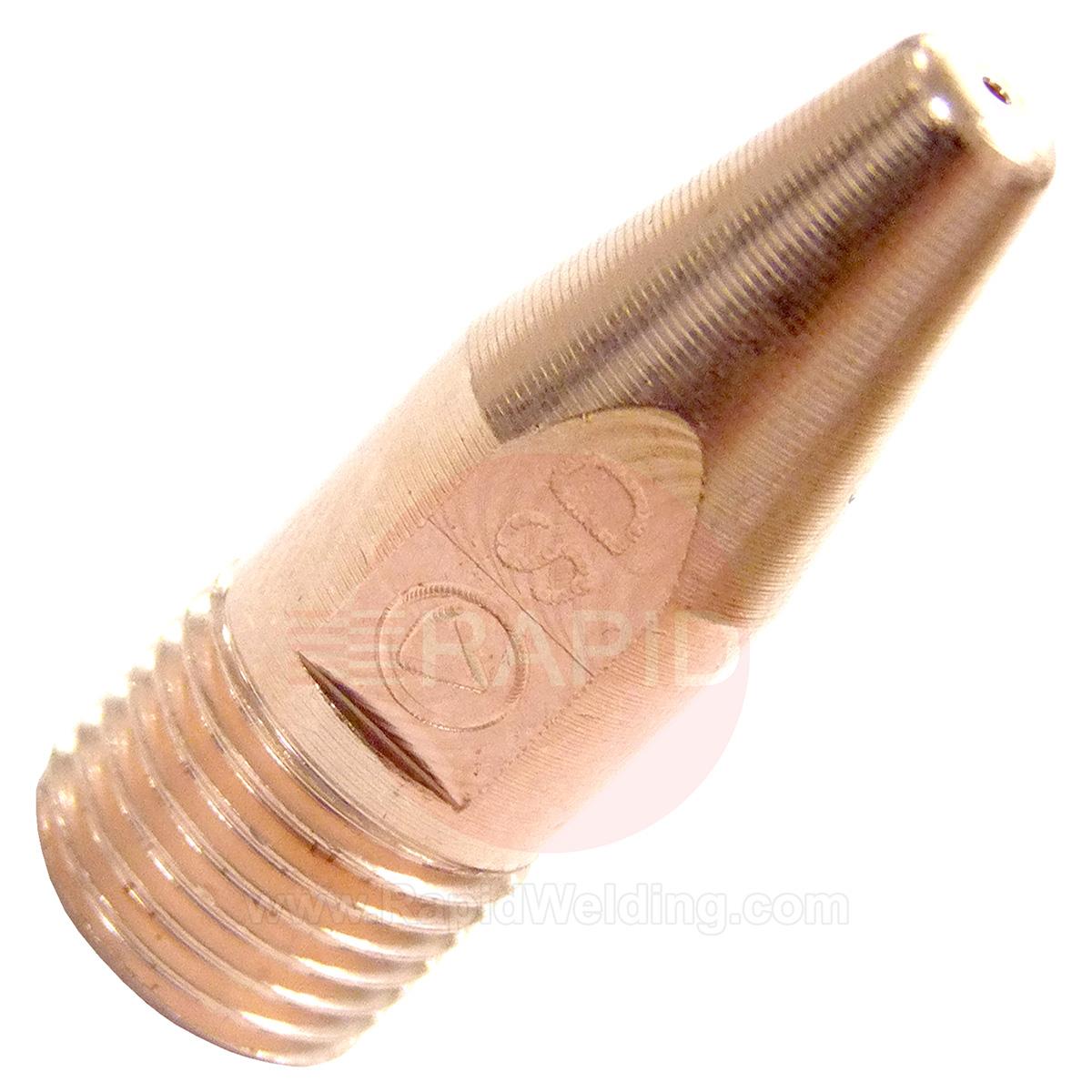 CT08C1SD001  Kemppi Contact Tip - 0.8mm STD M10 for Ferrous