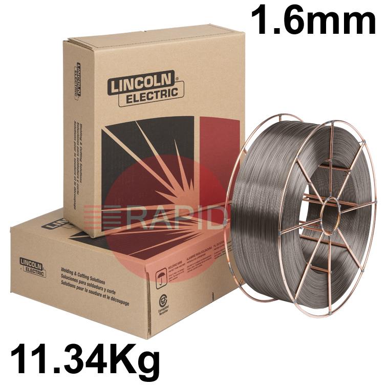 ED031117  Lincoln Electric Lincore 33 Hardfacing Flux Cored Wire 1.6mm (1/16) Diameter 11.34 Kg (25.0 Ib) Carton