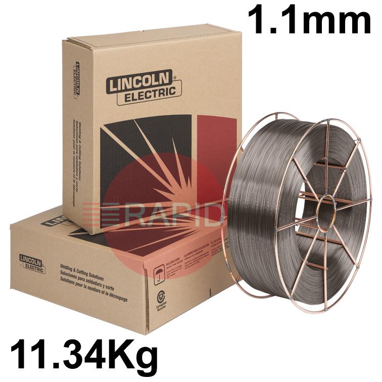ED031120  Lincoln Electric Lincore 55 Hardfacing Flux Cored Wire, 1.1 mm (.045) Diameter 11.34 Kg (25.0 Ib) Carton