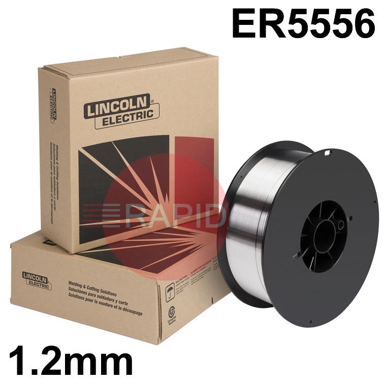 ED703763  Lincoln Superglaze 5556 1.2mm Aluminium MIG Wire, 7.26Kg Reel, ER5556