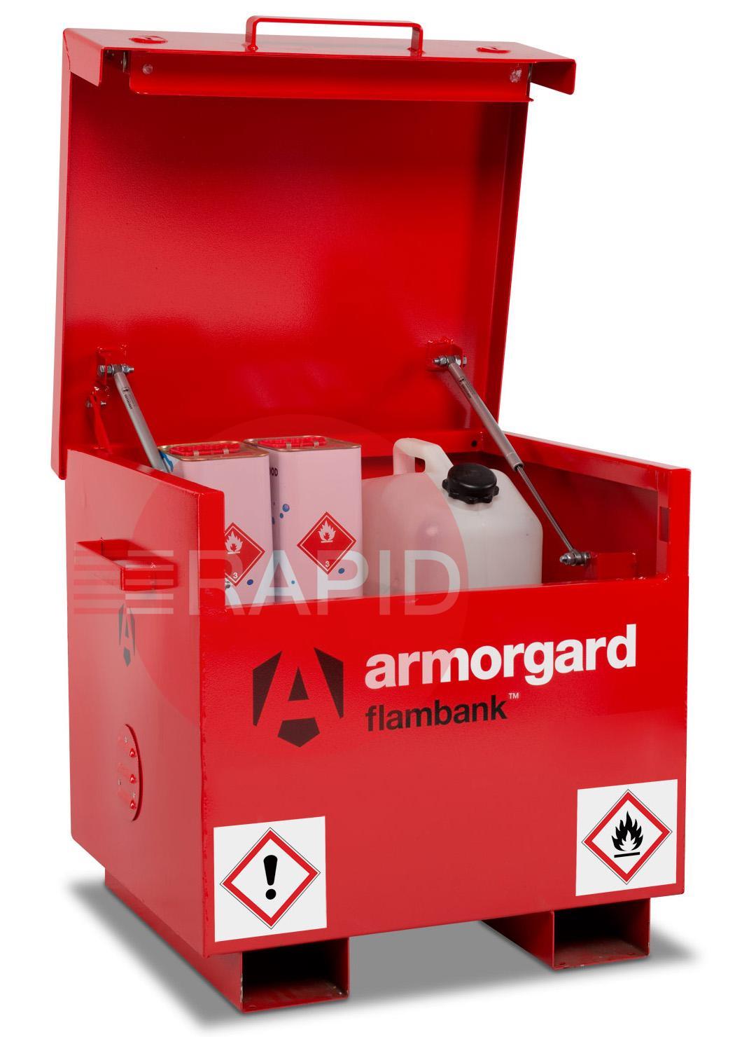 FB21  Armorgard Flambank Hazardous Storage Box 765 x 675 x 670