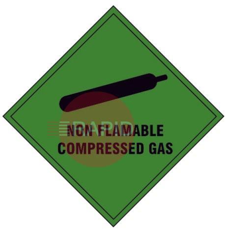 GREENSIGN  'Compressed Gas' Van Sticker 100 x 100mm
