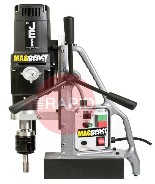 HM100-2T  JEI MagBeast HM100S Magnetic Drill, Tapping Model, 220v