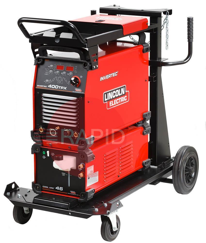 K12043-1WP  Lincoln Invertec 400TPX DC TIG Welder Ready To Weld Water-Cooled Package - 400v, 3ph