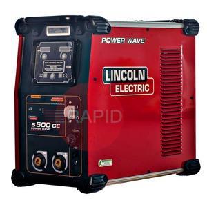 K3168-1  Lincoln Power Wave S500 CE MIG Welder Power Source - 400v, 3ph