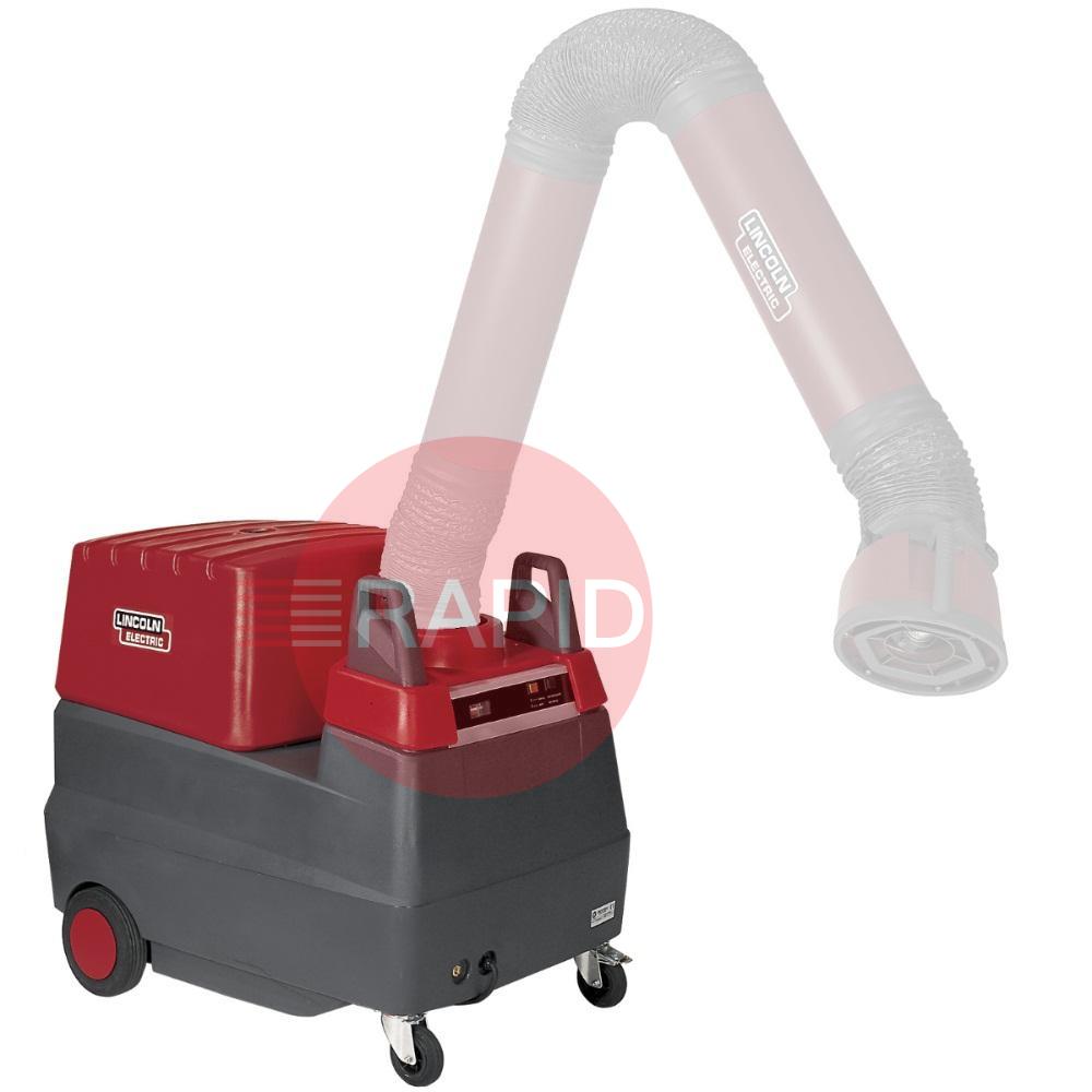 LincolnMobiflex400MS  Lincoln Mobiflex 400-MS Mobile Fume Extractor (Machine Only, Arm Not Included)