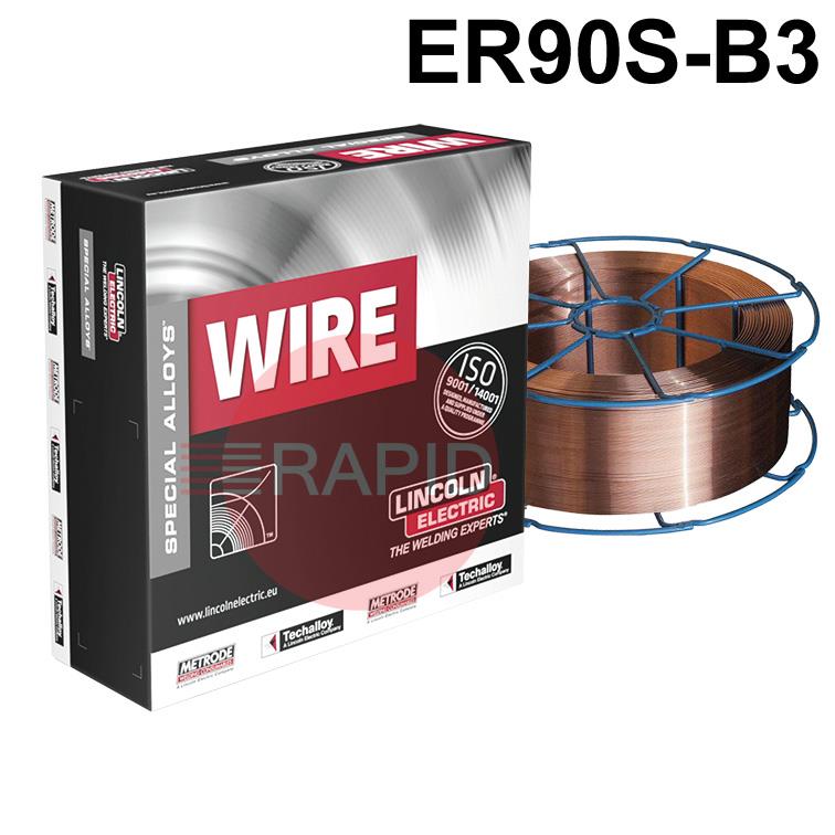 MER90SB3  Metrode, Mild Steel MIG Wire, 15Kg Reel, ER90S-B3